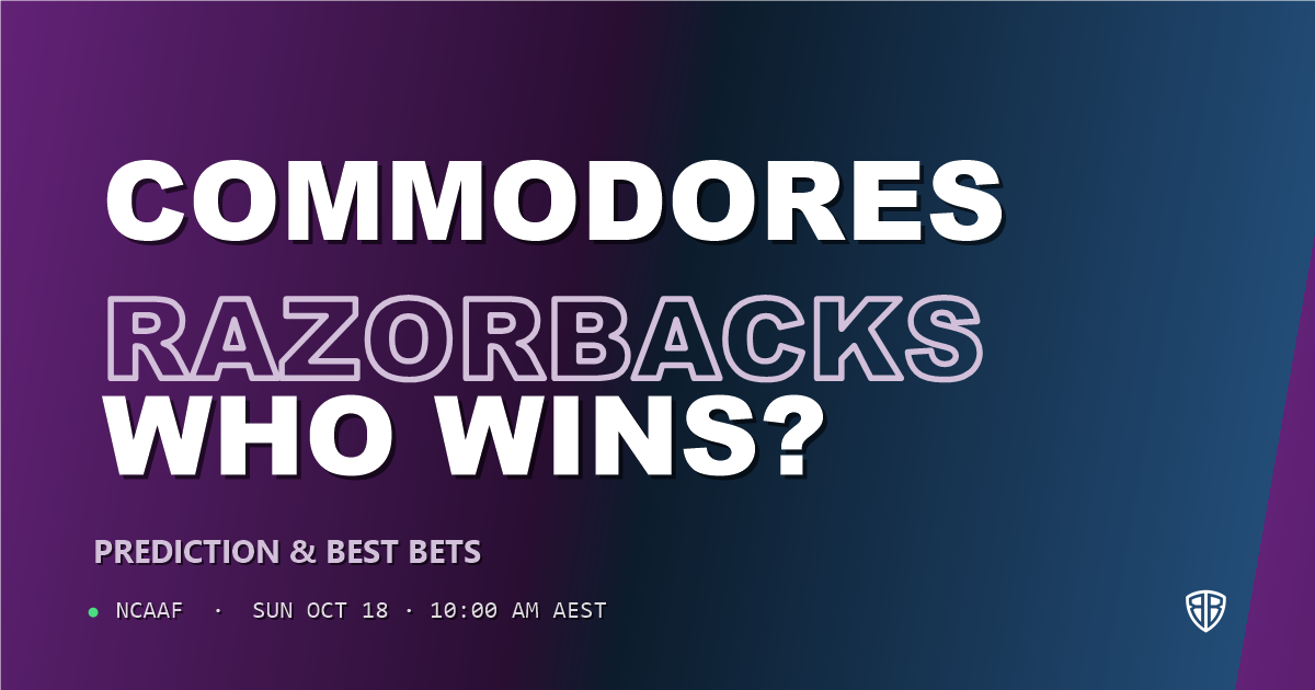 Vanderbilt Commodores vs Arkansas Razorbacks Prediction & Picks, October 17, 2026