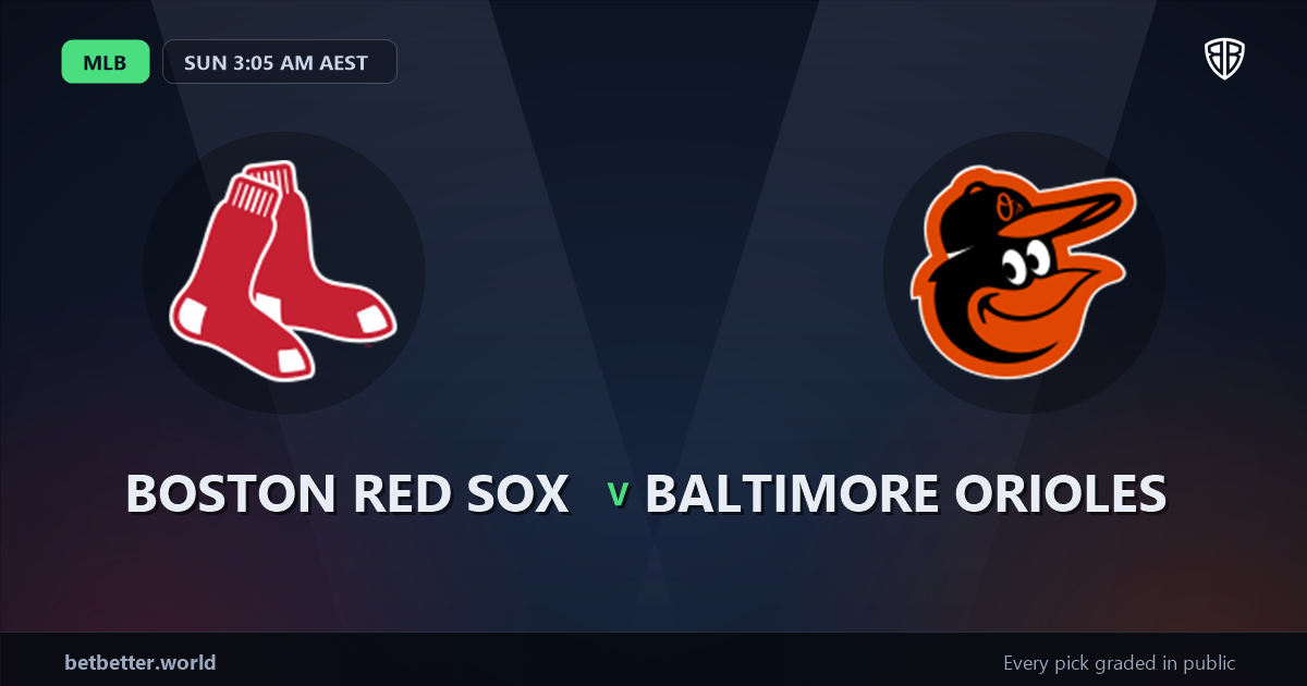 Boston Red Sox vs Baltimore Orioles Prediction & Picks: Odds Analysis & Top Props