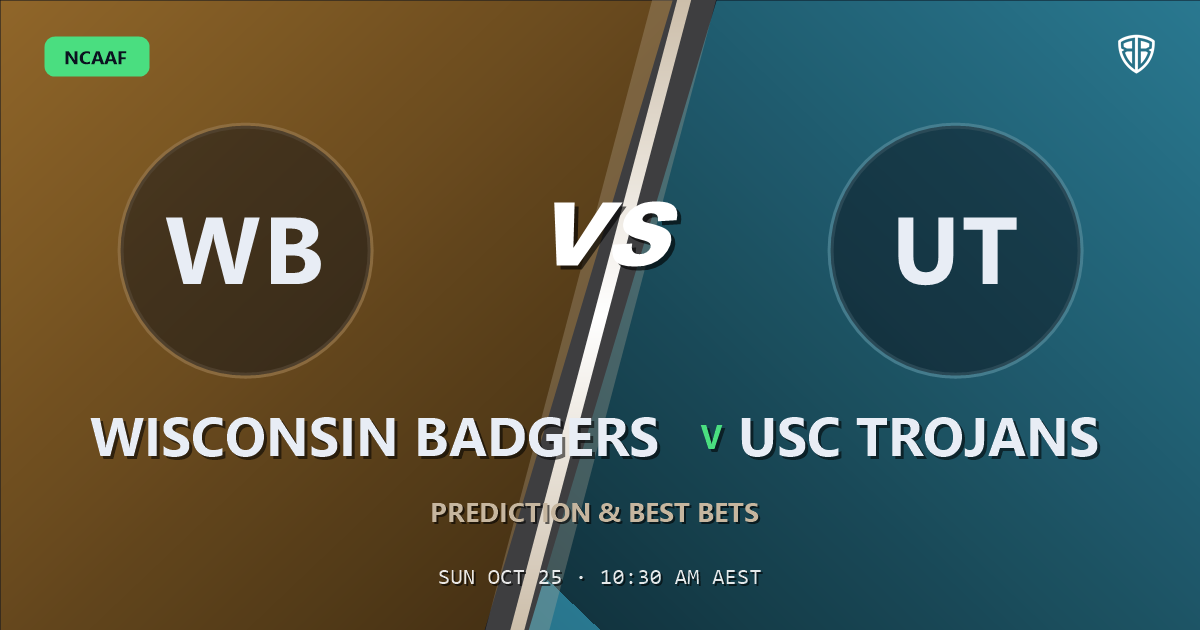 Wisconsin Badgers vs USC Trojans Prediction & Picks, October 24, 2026