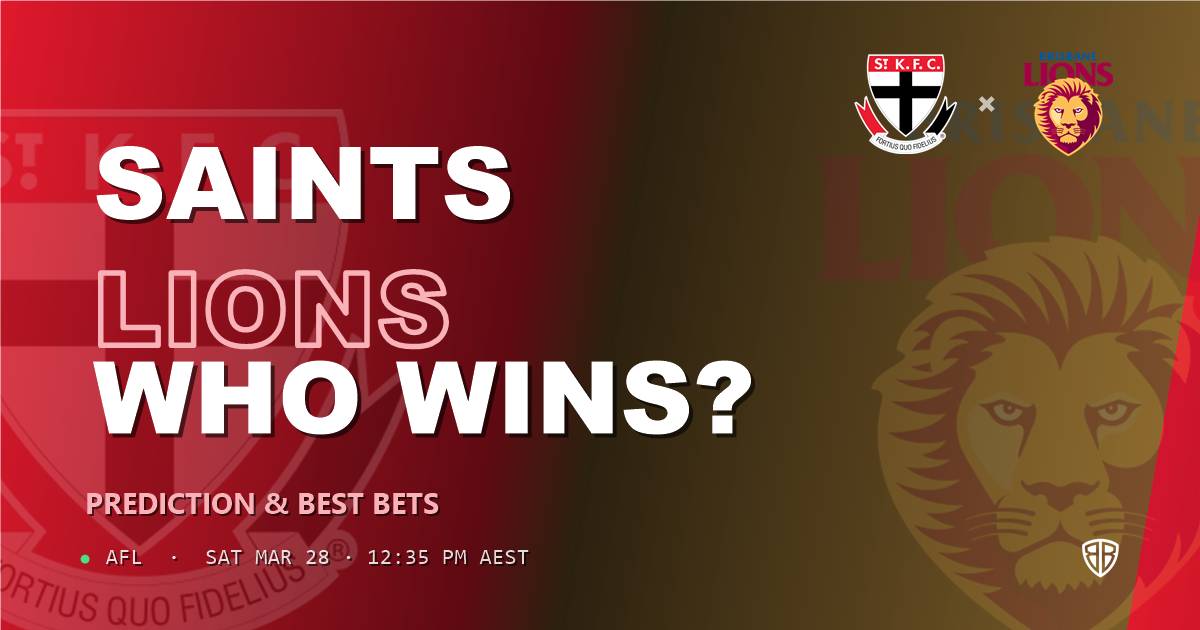 St Kilda Saints vs Brisbane Lions Prediction & Picks (Rowan Marshall Key Factor): Expert Footy Betting Guide