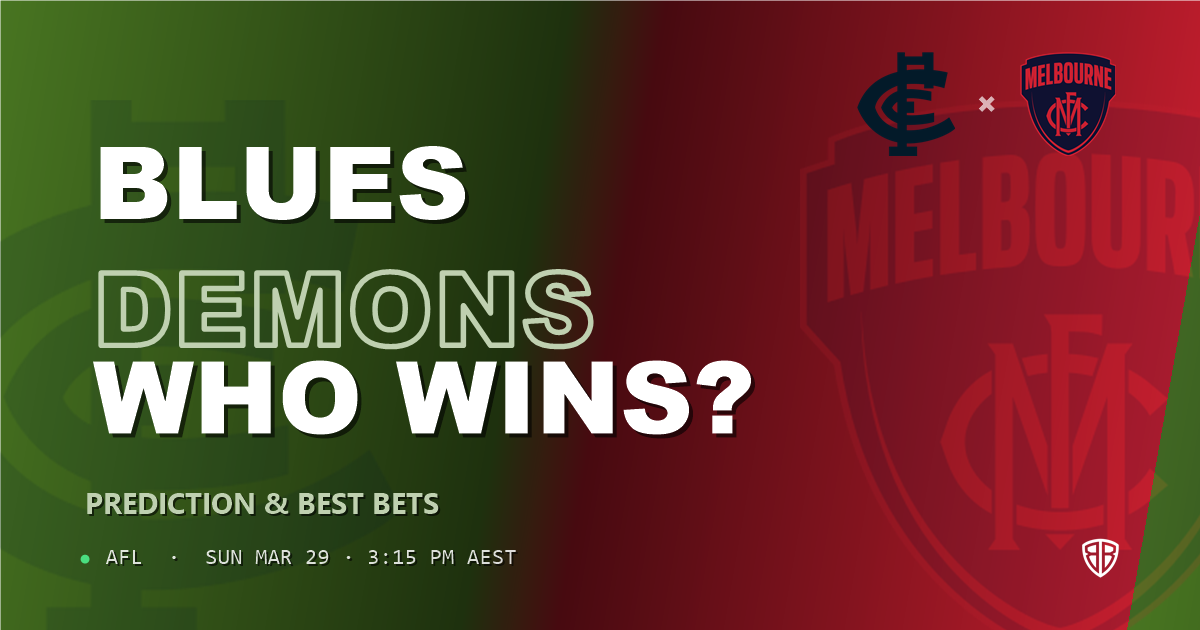 Carlton Blues vs Melbourne Demons Prediction & Picks (George Hewett Key Factor): Full Match Breakdown & Bets