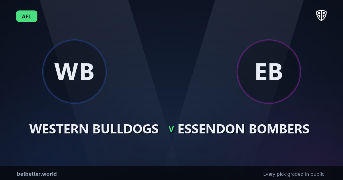Western Bulldogs vs Essendon Bombers Prediction & Picks (Zach Reid Key Factor): Winning Game Angles