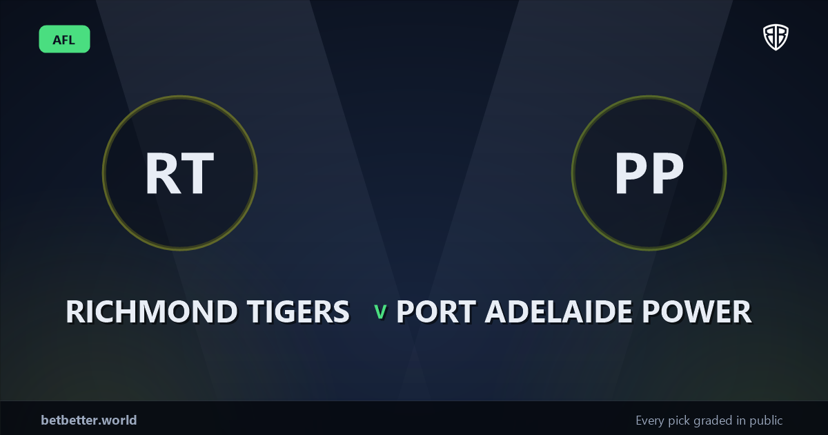 Richmond Tigers vs Port Adelaide Power Prediction & Picks (Dion Prestia Key Factor): Full Match Breakdown & Bets