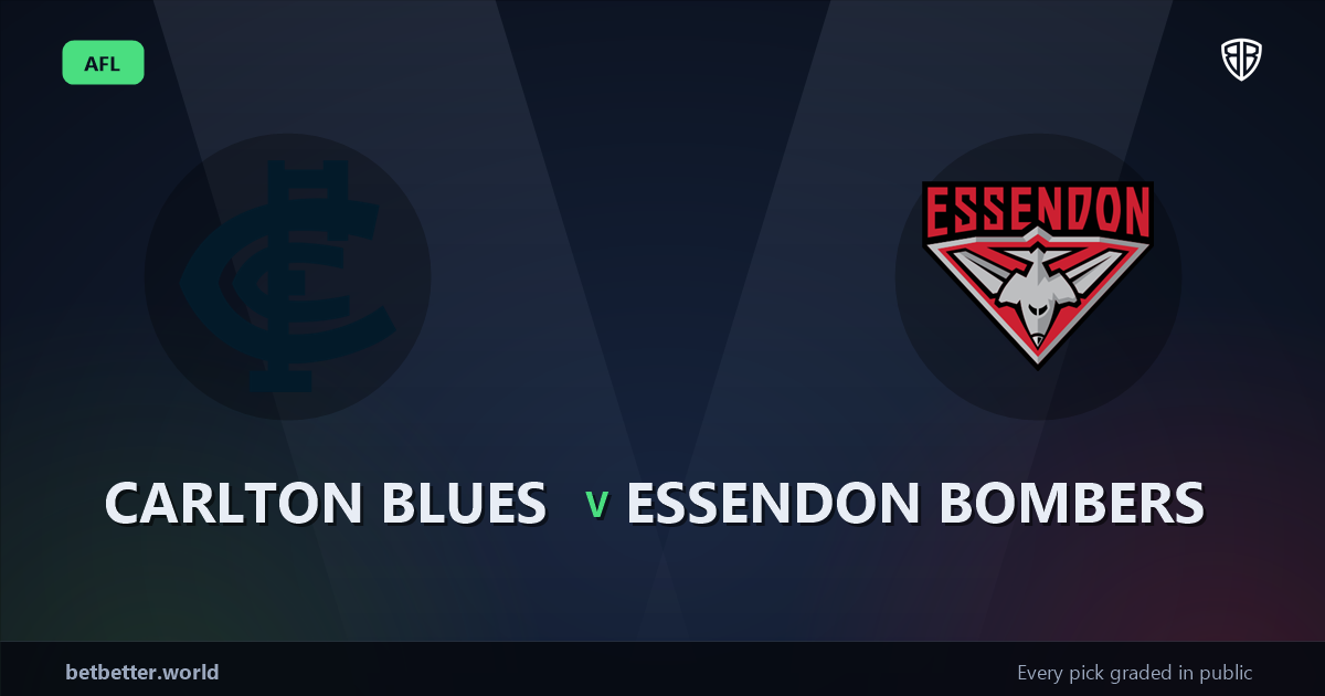 Carlton Blues vs Essendon Bombers Prediction & Same Game Multi picks Key Insights: Our Expert Analysis