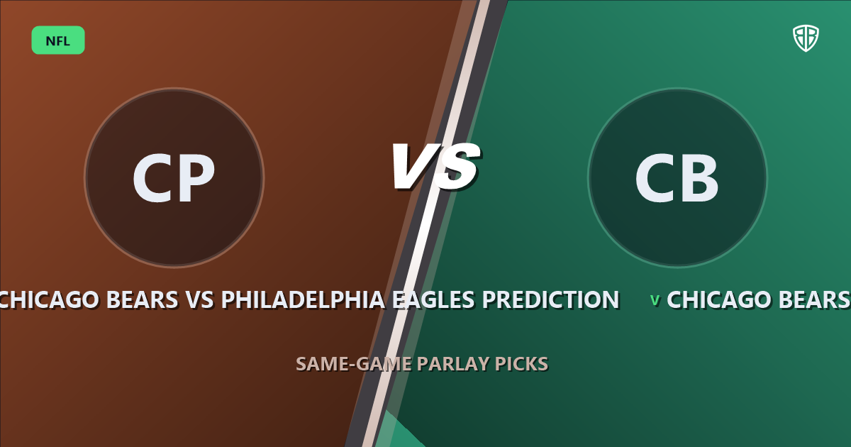 Chicago Bears vs Philadelphia Eagles Prediction & Same Game Parlay Picks: Expert Analysis