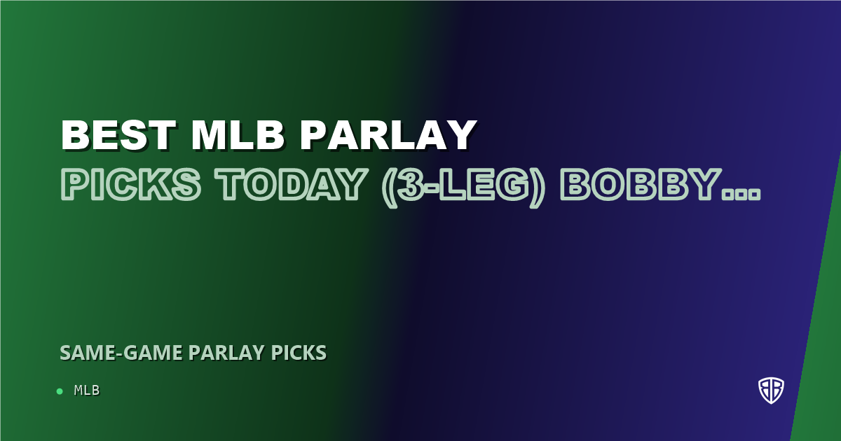 Best MLB Parlay Picks Today, Thursday 09/04 (3-Leg) Bobby Witt Jr. Prop Focus