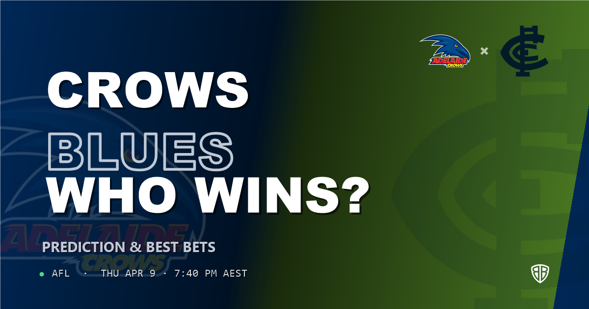 AFL news: Adelaide Crows vs Carlton Blues Prediction & Picks : Winning Game Angles