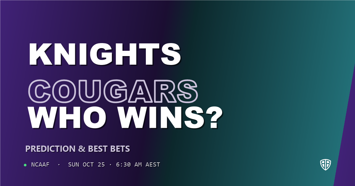 UCF Knights vs BYU Cougars Prediction & Picks, October 24, 2026