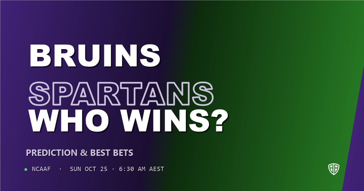 UCLA Bruins vs Michigan State Spartans Prediction & Picks, October 24, 2026