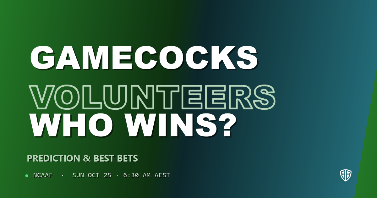 South Carolina Gamecocks vs Tennessee Volunteers Prediction & Picks, October 24, 2026