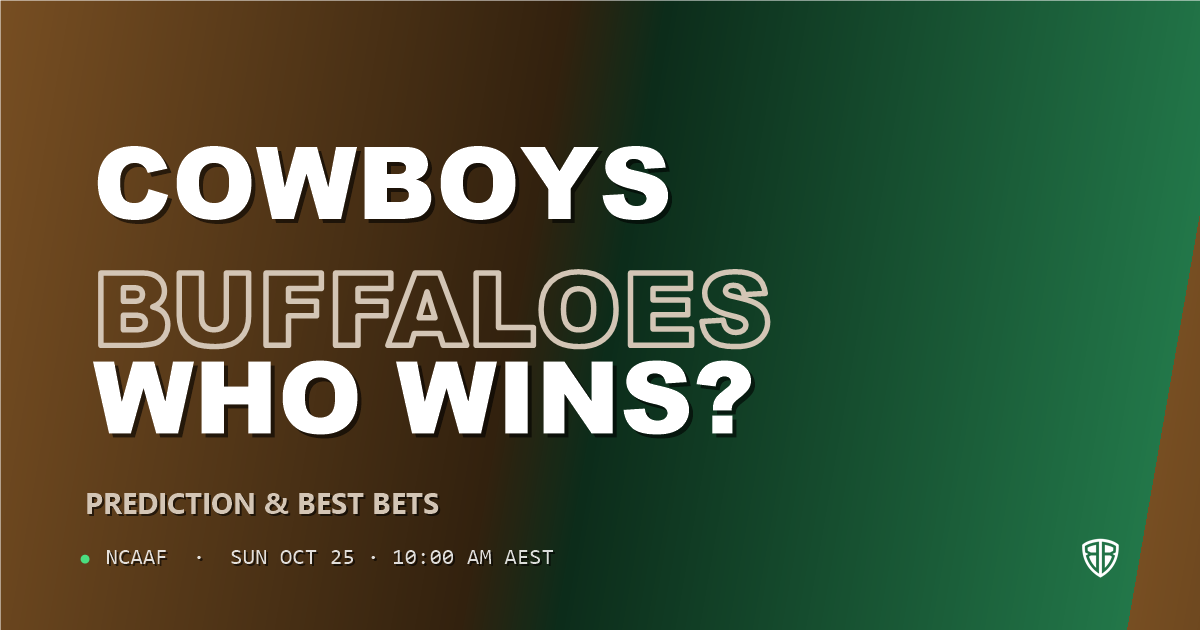 Oklahoma State Cowboys vs Colorado Buffaloes Prediction & Picks, October 24, 2026