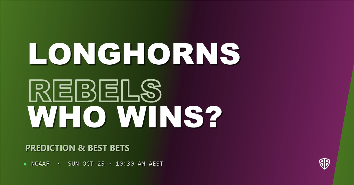 Texas Longhorns vs Ole Miss Rebels Prediction & Picks, October 24, 2026