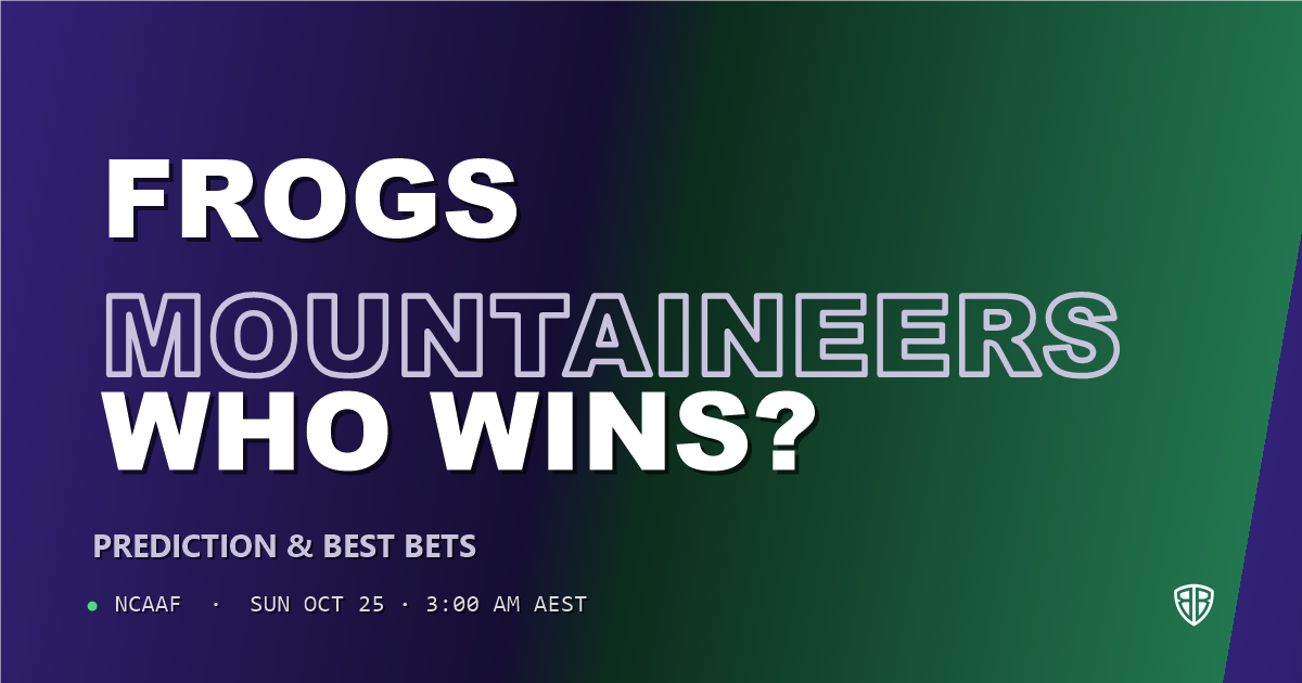 TCU Horned Frogs vs West Virginia Mountaineers Prediction & Picks, October 24, 2026