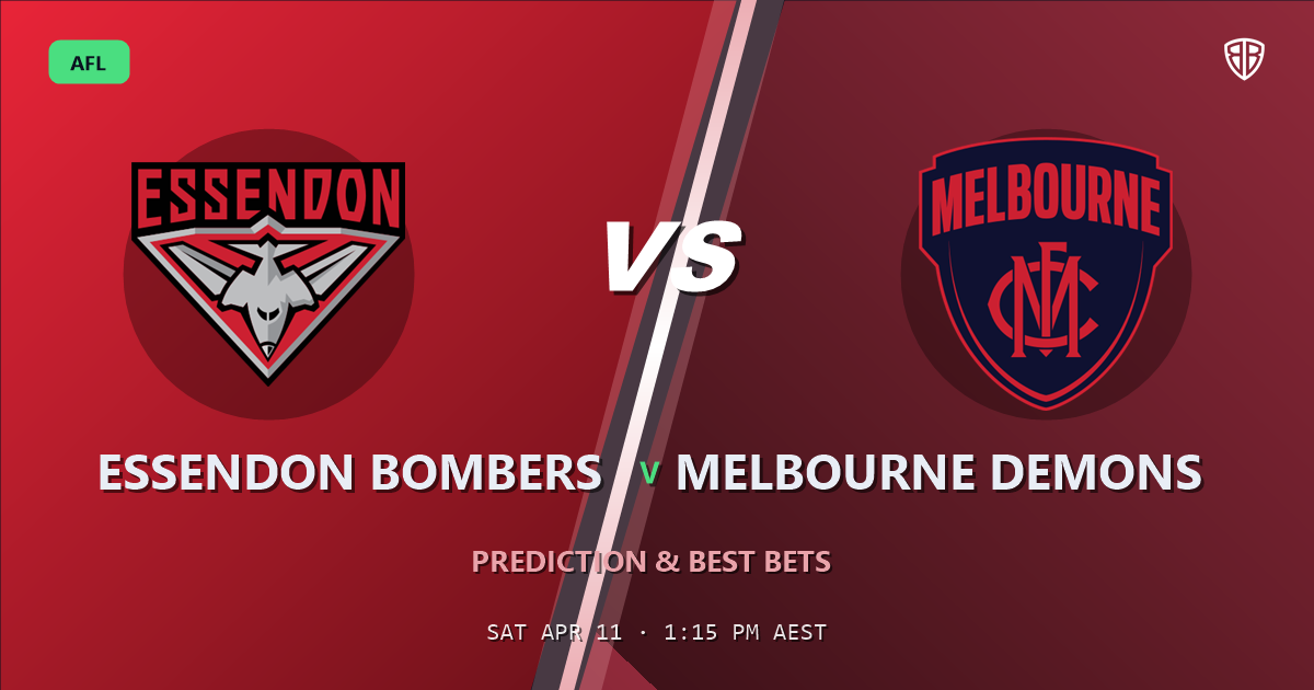 Essendon Bombers vs Melbourne Demons Prediction & Picks (Andrew McGrath Key Factor): Expert Footy Betting Guide