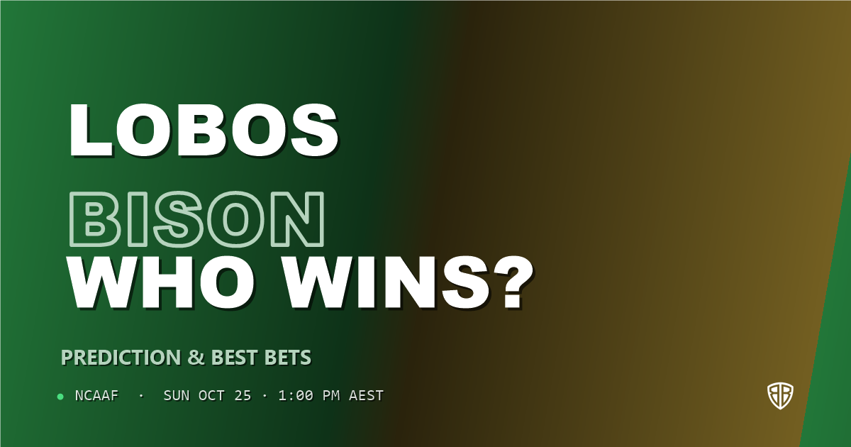 New Mexico Lobos vs North Dakota State Bison Prediction & Picks, October 24, 2026