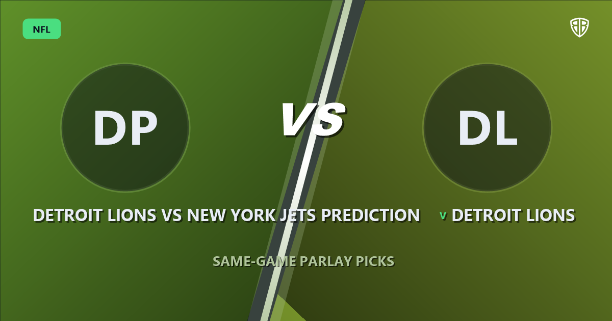 Detroit Lions vs New York Jets Prediction & Same Game Parlay Picks: Expert Analysis