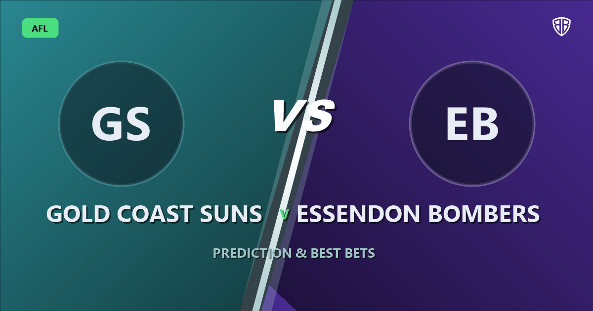 Gold Coast Suns vs Essendon Bombers Prediction & Picks: Winning Game Angles
