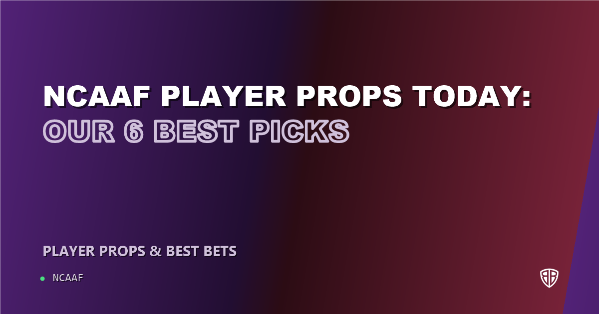 NCAAF player props today: our 6 best picks (October 27, 2026)