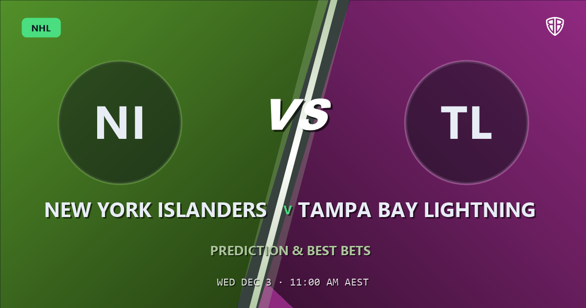 New York Islanders vs Tampa Bay Lightning Prediction & Picks: Stat-Based Insights