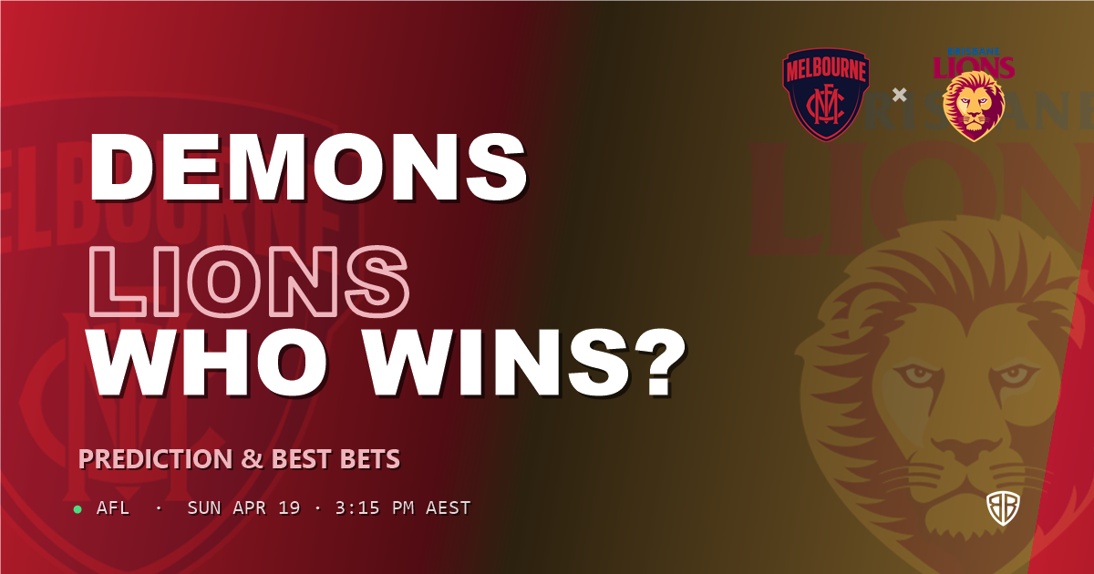 Melbourne Demons vs Brisbane Lions Prediction & Picks: Stat-Based Insights