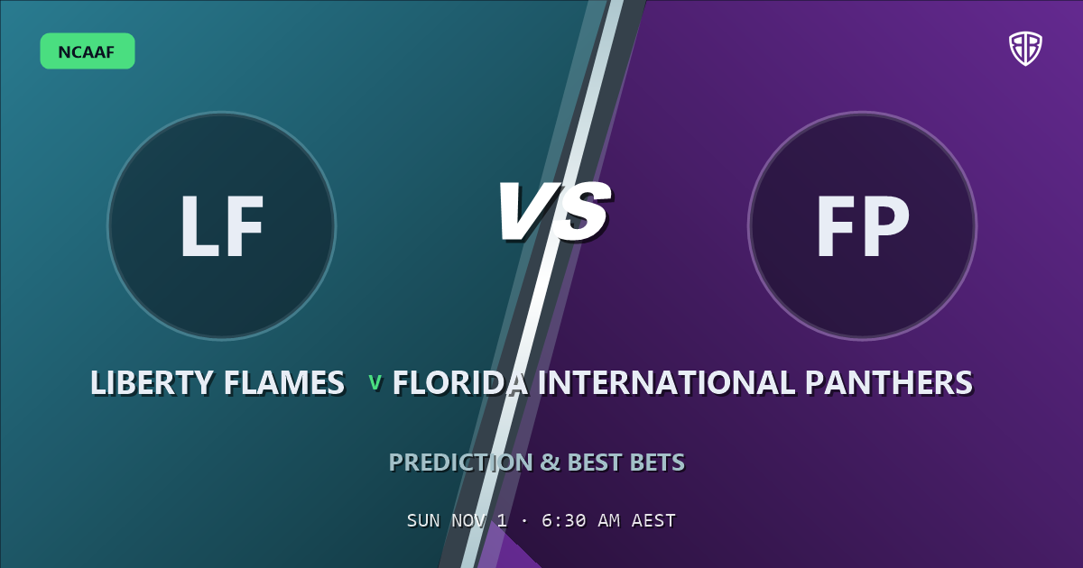 Liberty Flames vs Florida International Panthers Prediction & Picks, October 31, 2026