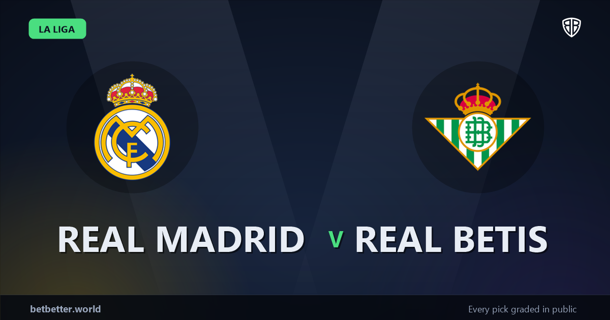 Real Madrid vs Real Betis Prediction & Same Game Parlay picks Top SGP: Our Expert La Liga Analysis