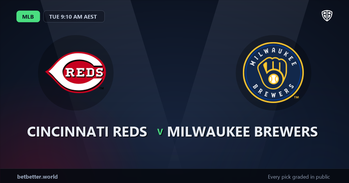Cincinnati Reds vs Milwaukee Brewers Prediction & Picks: Winning Game Angles