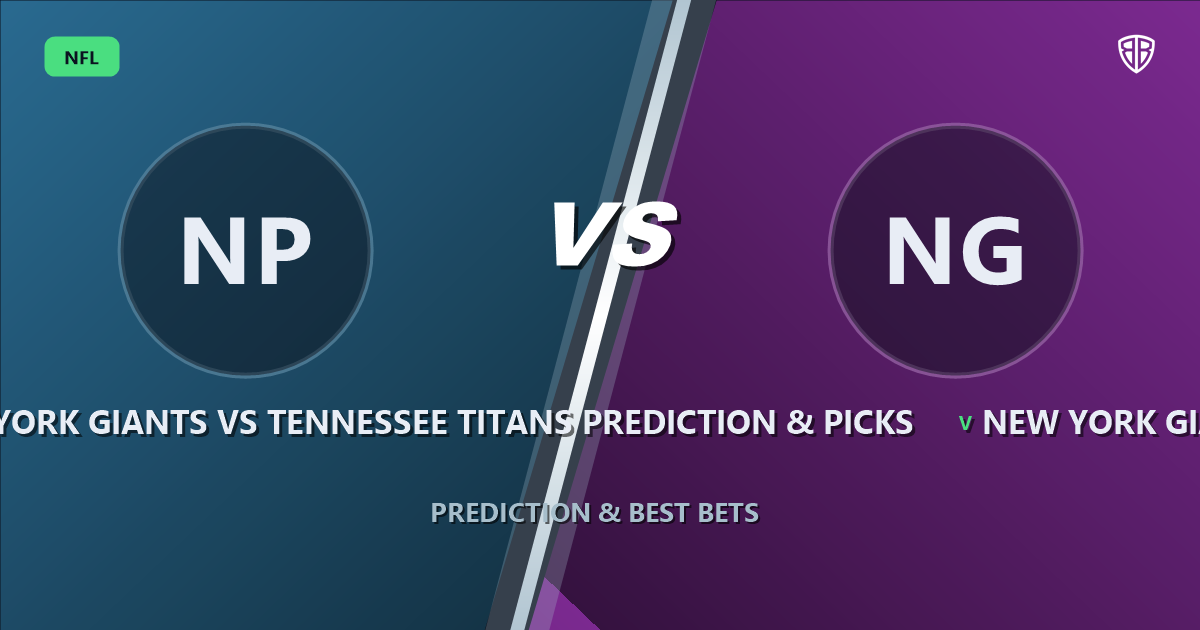 New York Giants vs Tennessee Titans Prediction & Picks (Malachi Fields Impact): Expert Betting Guide