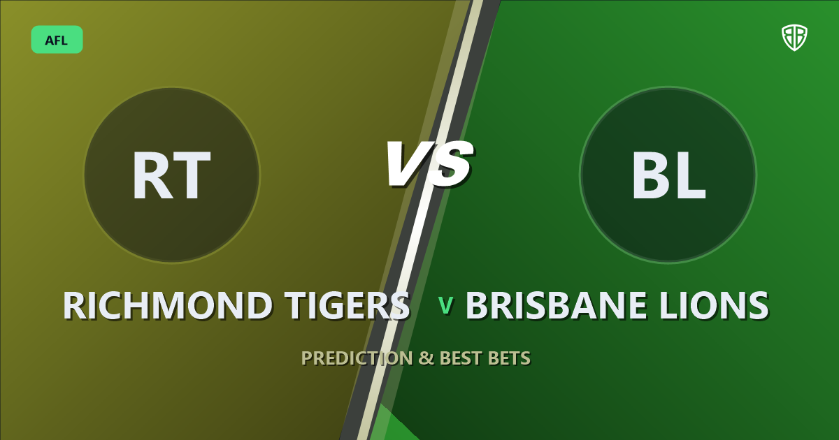 Richmond Tigers vs Brisbane Lions Prediction & Picks (Jayden Short Key Factor): Full Match Breakdown & Bets