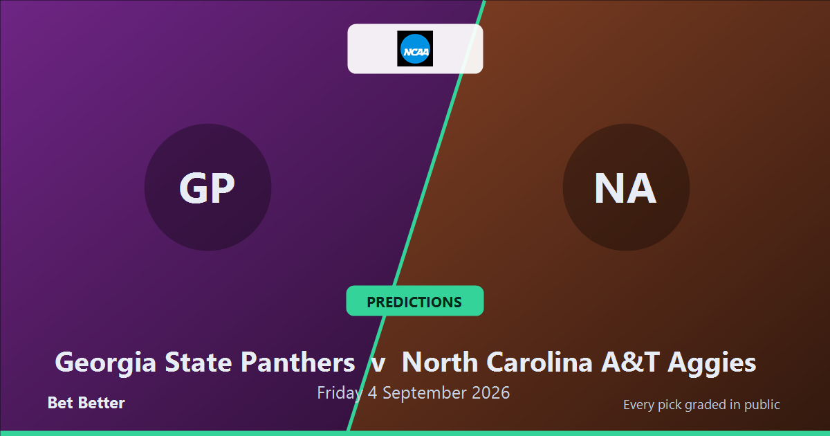 Georgia State Panthers vs North Carolina A&T Aggies Prediction & Picks: Stat-Based Insights