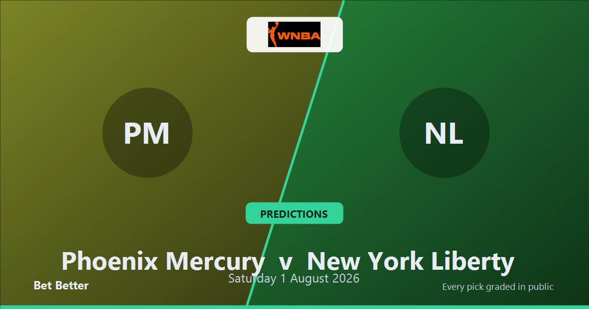 Phoenix Mercury vs New York Liberty Prediction & Picks (DeWanna Bonner Key Factor): High-Value Opportunity