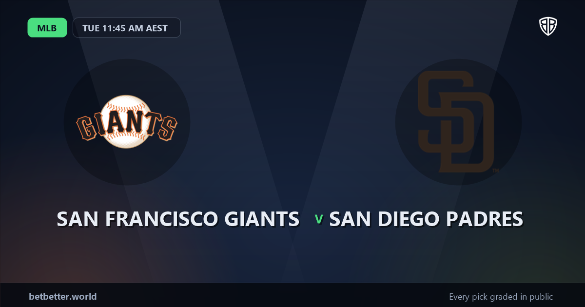 San Francisco Giants vs San Diego Padres Prediction & Picks: Winning Game Angles