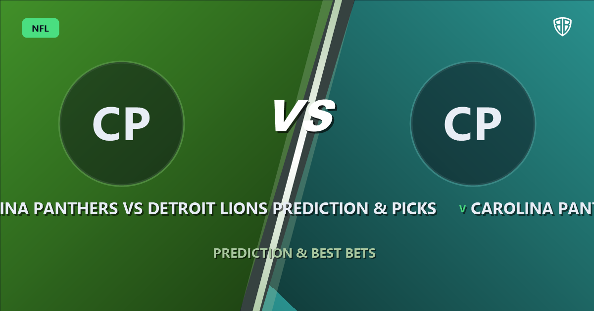 Carolina Panthers vs Detroit Lions Prediction & Picks: Odds & Edges