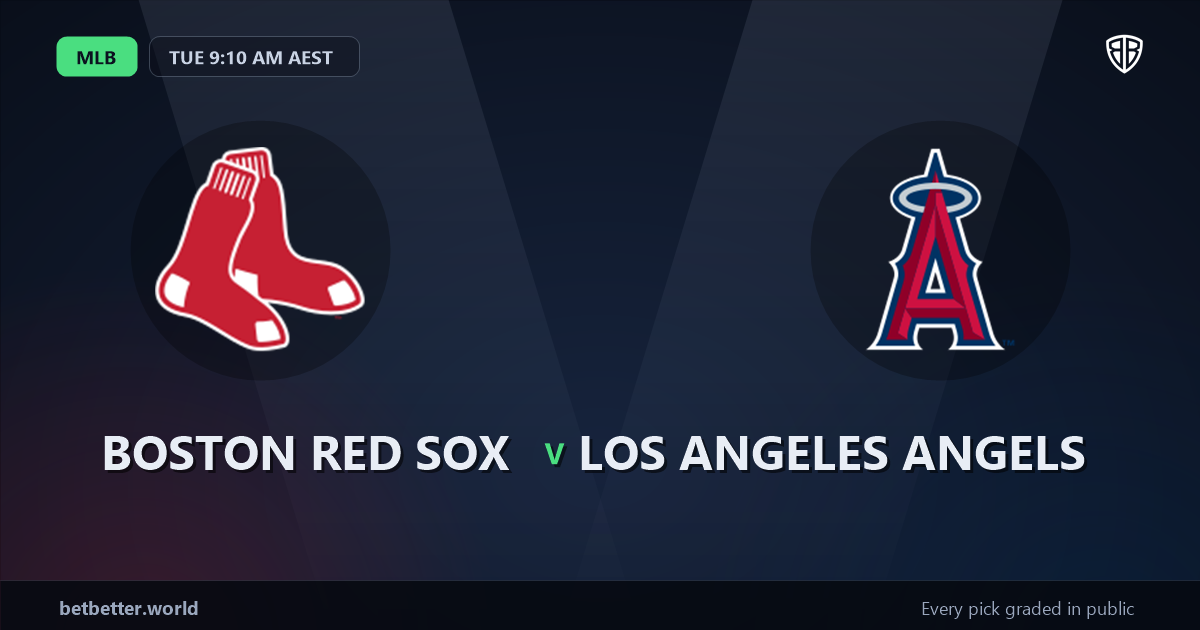 Boston Red Sox vs Los Angeles Angels Prediction & Picks (Luis Rengifo Key Factor): Expert MLB Betting Guide