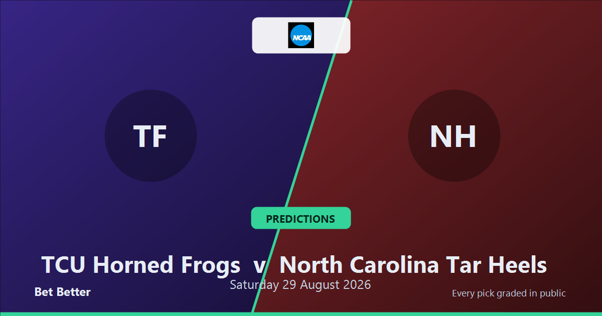 TCU Horned Frogs vs North Carolina Tar Heels Prediction & Picks: Winning Game Angles