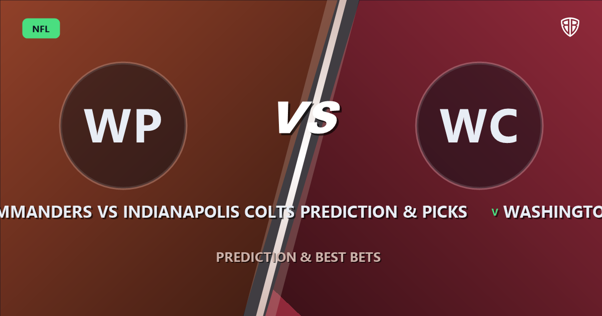 Washington Commanders vs Indianapolis Colts Prediction & Picks (Stefon Diggs Impact): Expert Betting Guide
