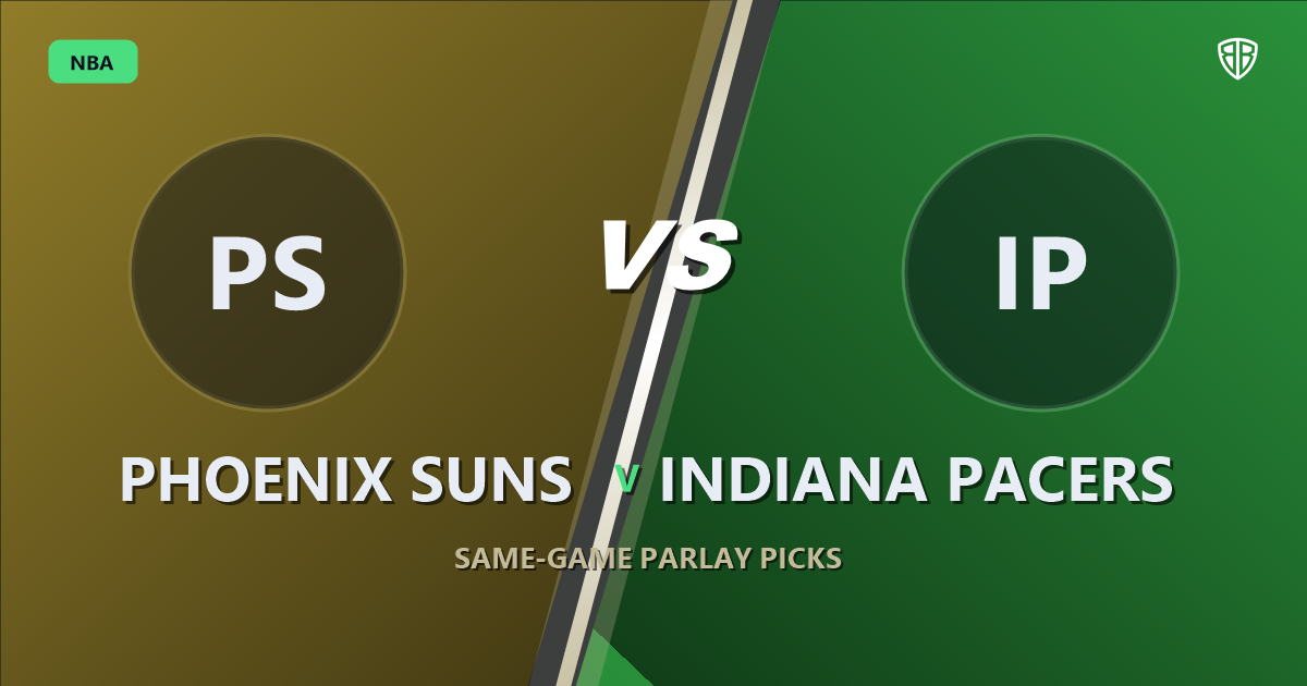 Phoenix Suns vs Indiana Pacers Prediction & Same Game Parlay picks Key Insights: Analytics Breakdown