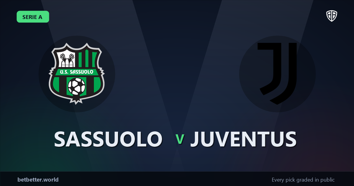 Sassuolo vs Juventus Prediction & Same Game Parlay picks Top SGP: Our Expert Serie A Analysis