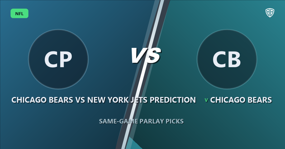 Chicago Bears vs New York Jets Prediction & Same Game Parlay Picks: Data-Driven Targets