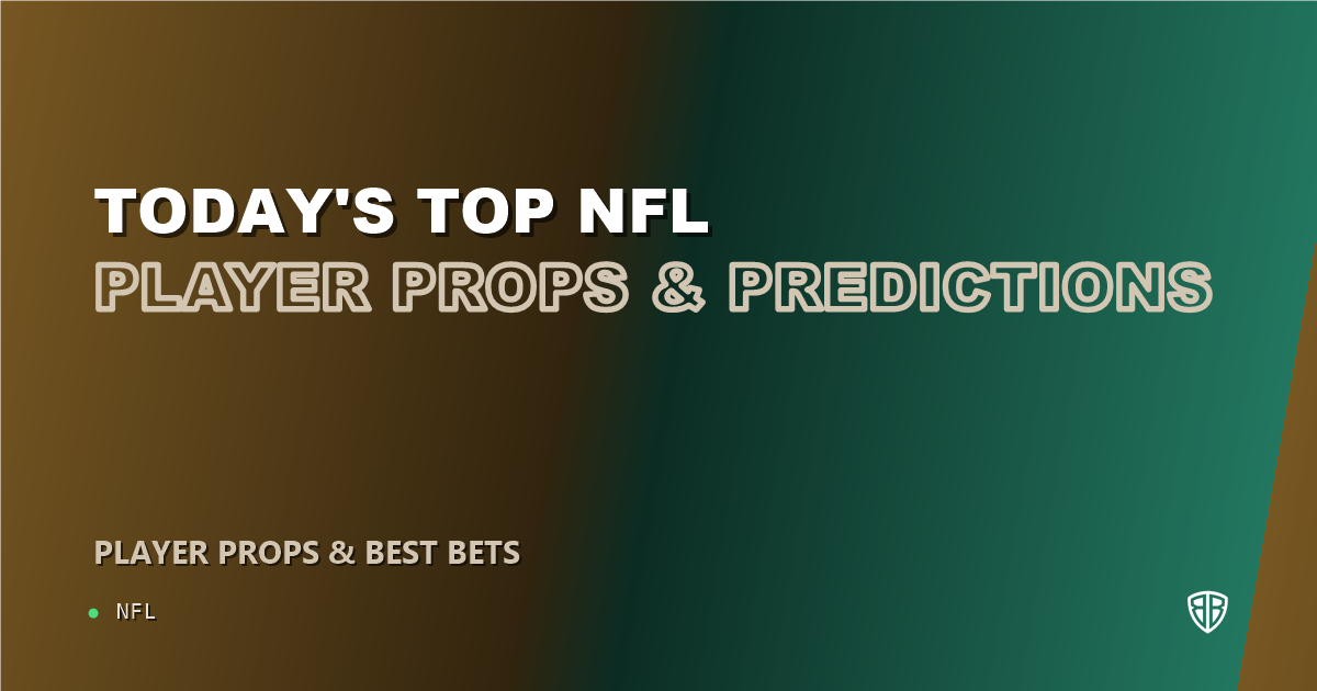 Today's Top NFL Player Props & Predictions, Thursday 10/01 (Lamar Jackson Focus)