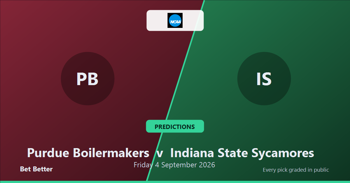 Purdue Boilermakers vs Indiana State Sycamores Prediction & Picks: Our Expert Analysis