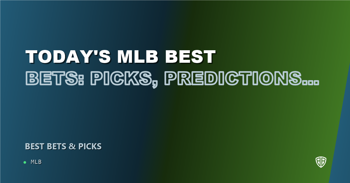 Today's MLB Best Bets: Picks, Predictions and Odds (Wednesday 09/24 Baseball Slate)