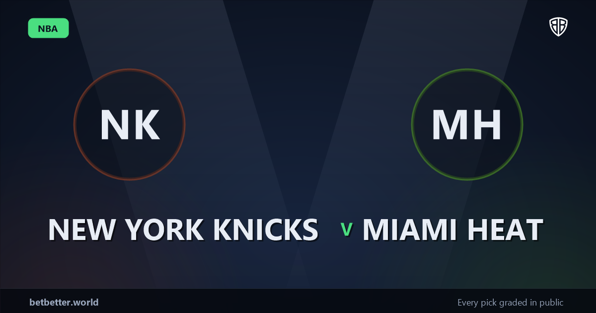 New York Knicks vs Miami Heat Prediction & Same Game Parlay picks Key Insights: Analytics Breakdown