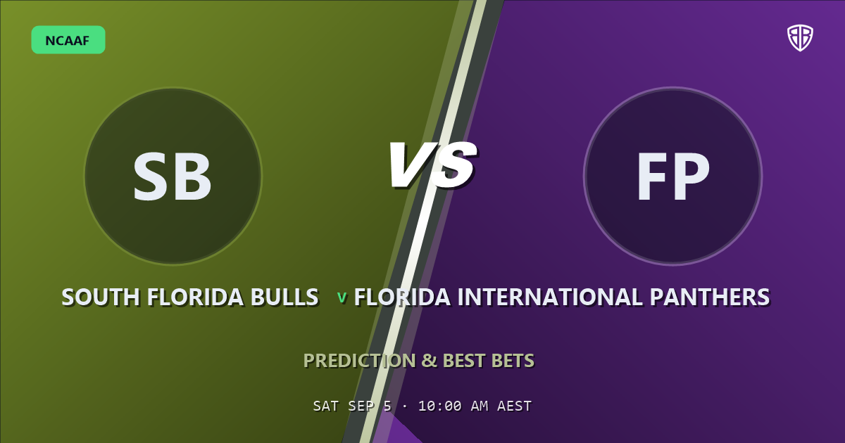 Florida International Panthers vs South Florida Bulls Prediction, Odds &amp; Best Bets