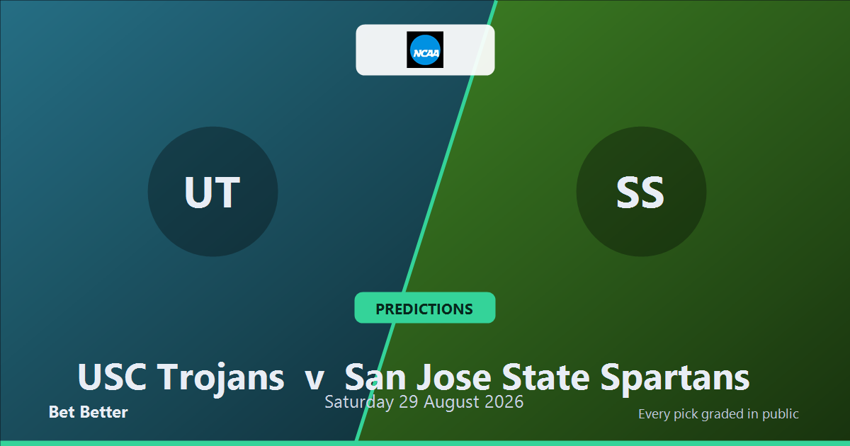 USC Trojans vs San Jose State Spartans Prediction & Picks: Smart Betting Angles