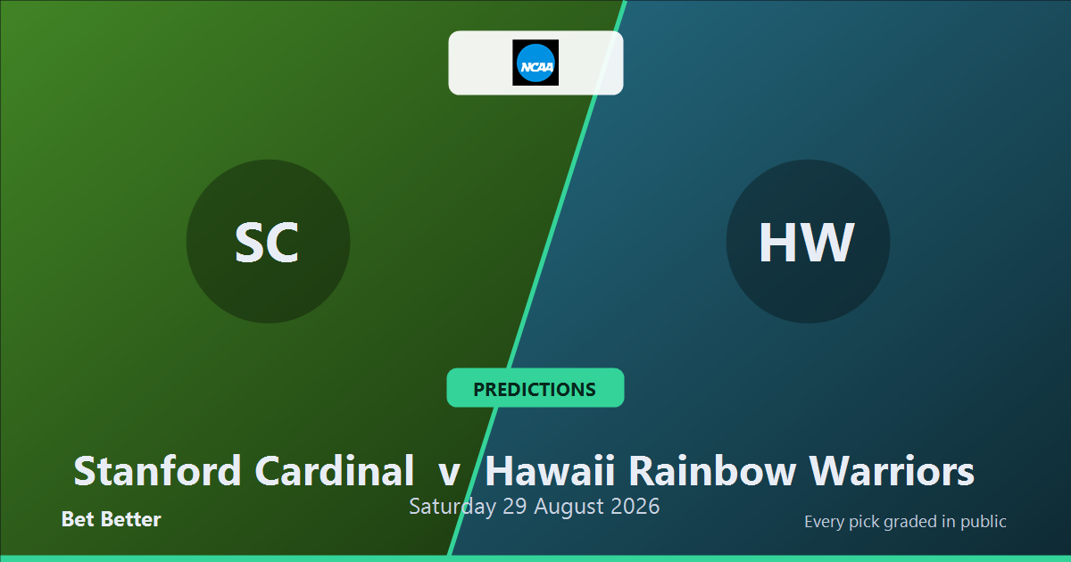 Stanford Cardinal vs Hawaii Rainbow Warriors Prediction & Picks: Our Expert Analysis