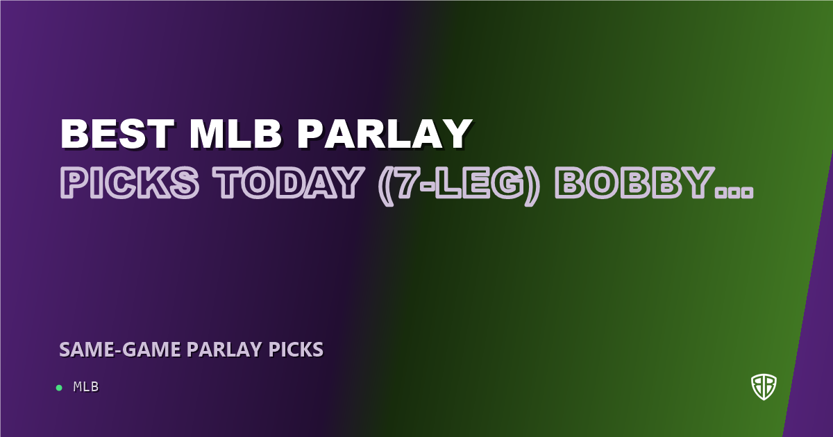 Best MLB Parlay Picks Today, Sunday 09/28 (7-Leg) Bobby Witt Jr. Prop Focus