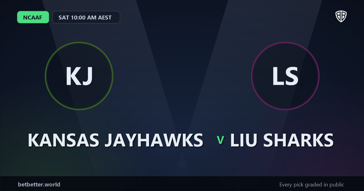Kansas Jayhawks vs LIU Sharks Prediction & Picks: Full Match Breakdown & Bets