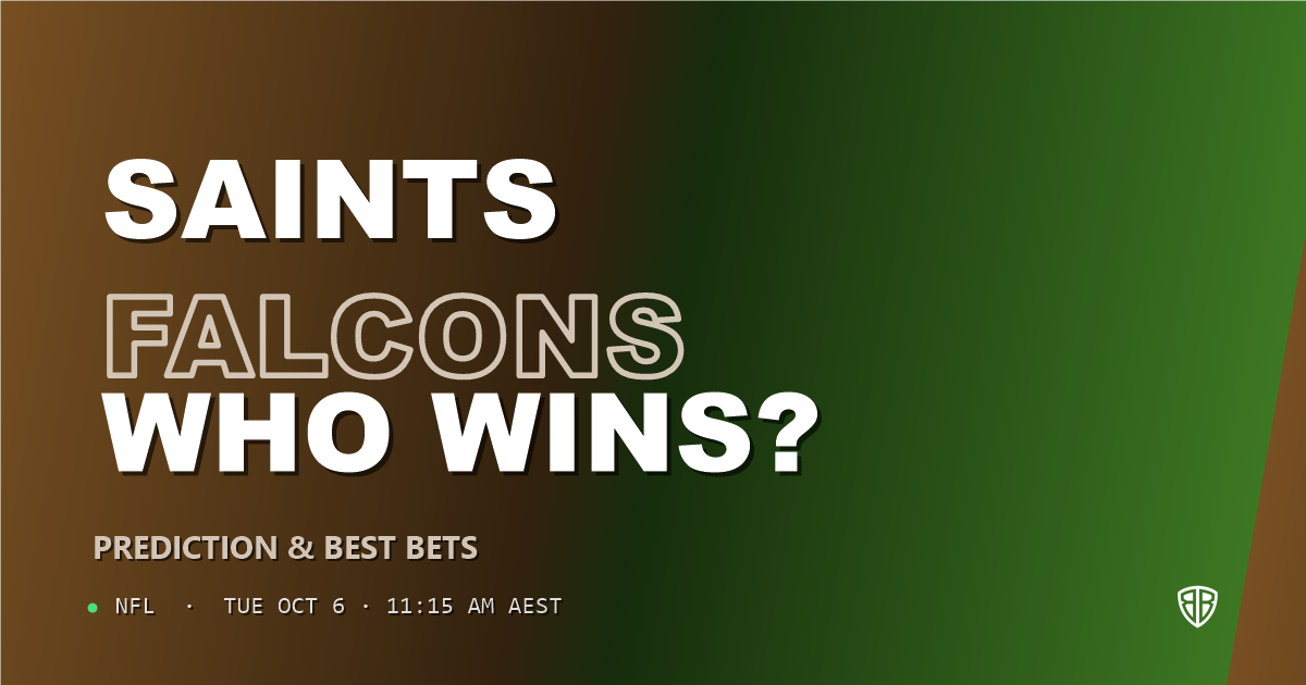 New Orleans Saints vs Atlanta Falcons Prediction & Picks: Odds & Edges
