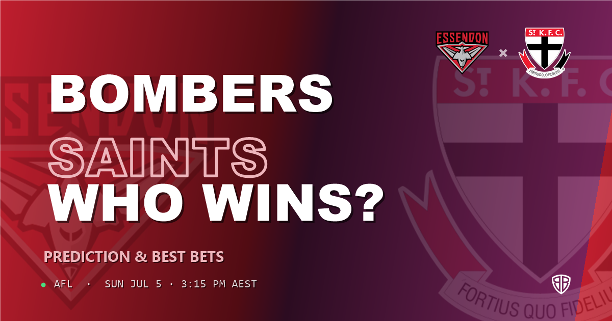 Essendon Bombers vs St Kilda Saints Prediction & Picks: Winning Game Angles